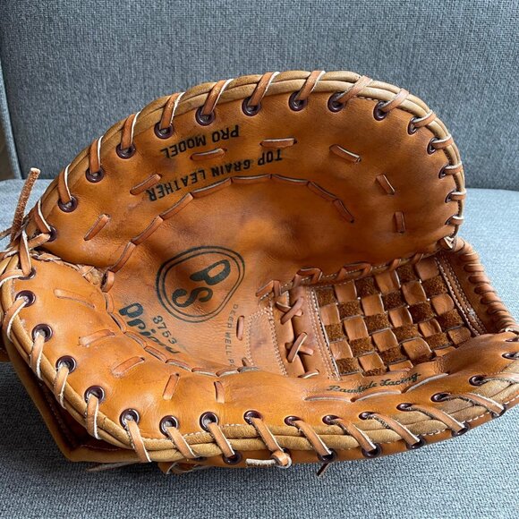 NOS Vintage 1980 Primo Leather Baseball Glove 3753 Right Handed Thrower PS - Picture 9 of 13